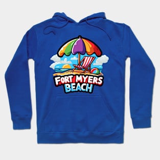 Fun in the Sun at Fort Myers Beach, Florida Hoodie